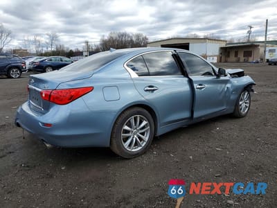 Trzecie zdjęcie samochodu z tyłu: 2017 INFINITI Q50 3.0T PREMIUM VIN:JN1EV7AR5HM834897 - miniatura