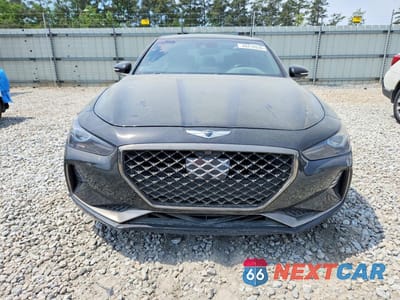 Piąte zdjęcie samochodu w środku: 2019 GENESIS G70 3.3T ADVANCED VIN:KMTG34LE2KU039674 - miniatura