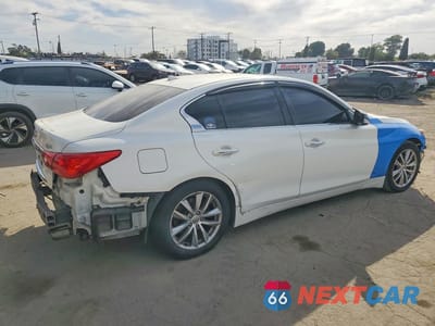 Trzecie zdjęcie samochodu z tyłu: 2014 INFI Q50 VIN:JN1BV7APXEM681348 - miniatura