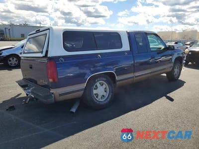 Trzecie zdjęcie samochodu z tyłu: 1996 GMC SIERRA C1500 VIN:2GTEC19M5T1508563 - miniatura