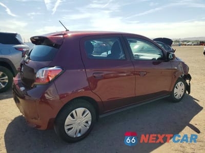 Trzecie zdjęcie samochodu z tyłu: 2024 MITSUBISHI MIRAGE ES VIN:ML32AUHJ3RH031190 - miniatura