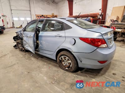 Drugie zdjęcie samochodu z przodu: 2014 HYUNDAI ACCENT GLS VIN:KMHCT4AE4EU707152 - miniatura