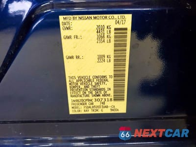 Zdjęcie 12 z 12 samochodu: 2017 NISSAN LEAF S VIN:1N4BZ0CP9HC307318 - miniatura