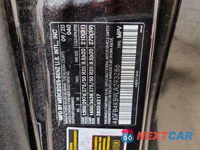 Zdjęcie 13 z 13 samochodu: 2020 MERCEDES-BENZ GLE 350 4MATIC VIN:4JGFB4KB9LA293286 - miniatura