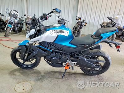 Trzecie zdjęcie samochodu z tyłu: 2025 CF MOTO 450NK VIN:LCEPESLBXS6001942 - miniatura