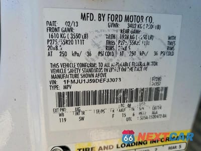 Zdjęcie 14 z 14 samochodu: 2013 FORD EXPEDITION XLT VIN:1FMJU1J59DEF33073 - miniatura