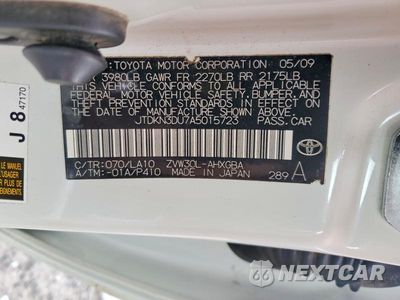 Zdjęcie 12 z 12 samochodu: 2010 TOYOTA PRIUS IV VIN:JTDKN3DU7A5015723 - miniatura