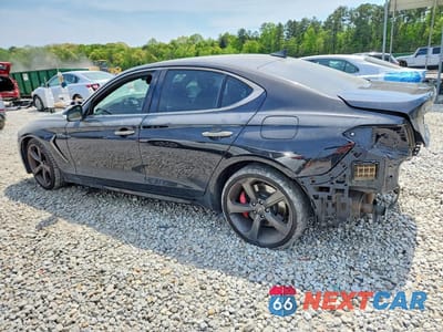 Drugie zdjęcie samochodu z przodu: 2019 GENESIS G70 3.3T ADVANCED VIN:KMTG34LE2KU039674 - miniatura