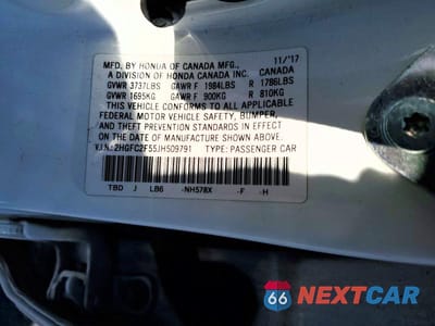 Zdjęcie 12 z 12 samochodu: 2018 HONDA CIVIC LX VIN:2HGFC2F55JH509791 - miniatura
