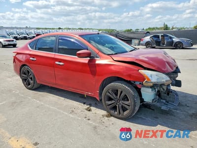 Czwarte zdjęcie samochodu z boku: 2013 NISSAN SENTRA S VIN:3N1AB7AP5DL742697 - miniatura