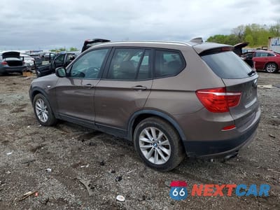 Drugie zdjęcie samochodu z przodu: 2013 BMW X3 XDRIVE28I VIN:5UXWX9C54D0A29977 - miniatura