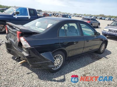 Trzecie zdjęcie samochodu z tyłu: 2005 HONDA CIVIC LX VIN:2HGES16555H598258 - miniatura