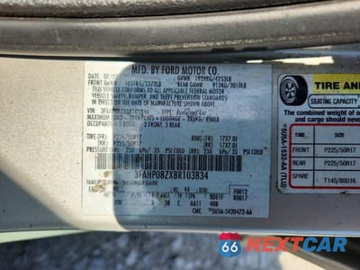 Zdjęcie 12 z 12 samochodu: 2008 FORD FUSION SEL VIN:3FAHP08ZX8R103834 - miniatura