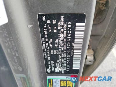 Zdjęcie 13 z 13 samochodu: 2017 KIA OPTIMA LX VIN:5XXGT4L3XHG162795 - miniatura