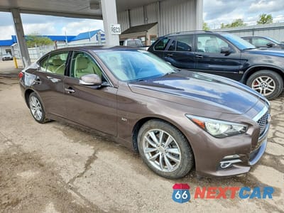 Czwarte zdjęcie samochodu z boku: 2017 INFINITI Q50 3.0T SIGNATURE EDITION VIN:JN1EV7AR1HM841443 - miniatura