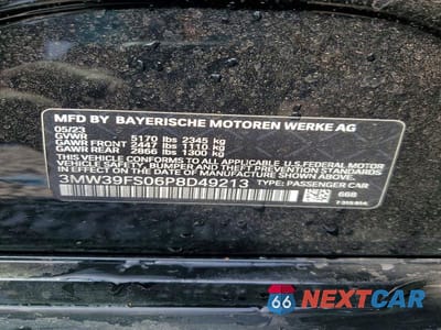 Zdjęcie 12 z 12 samochodu: 2023 BMW 330XE VIN:3MW39FS06P8D49213 - miniatura