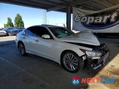 Czwarte zdjęcie samochodu z boku: 2021 INFINITI Q50 LUXE VIN:JN1EV7BP3MM701546 - miniatura