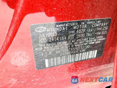 Zdjęcie 12 z 12 samochodu: 2023 GENESIS G70 2.0T VIN:KMTG34TA5PU132130 - miniatura