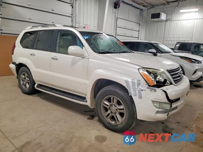 Czwarte zdjęcie samochodu z boku: 2008 LEXUS GX 470 BASE VIN:JTJBT20X480152140 - miniatura