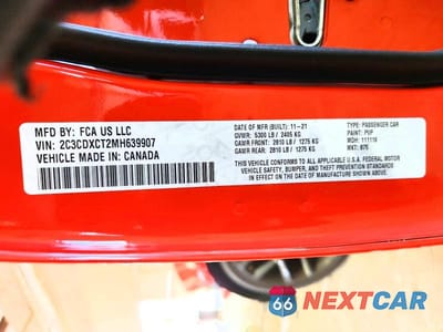 Zdjęcie 13 z 13 samochodu: 2021 DODGE CHARGER R VIN:2C3CDXCT2MH639907 - miniatura