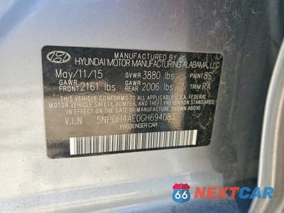 Zdjęcie 12 z 12 samochodu: 2016 HYUNDAI ELANTRA SE VIN:5NPDH4AE0GH694083 - miniatura