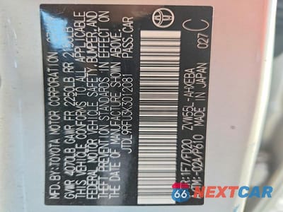 Zdjęcie 12 z 12 samochodu: 2019 TOYOTA PRIUS VIN:JTDL9RFU3K3012081 - miniatura