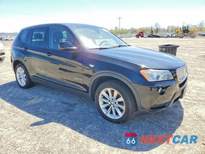 Czwarte zdjęcie samochodu z boku: 2013 BMW X3 XDRIVE28I VIN:5UXWX9C57D0D00434 - miniatura