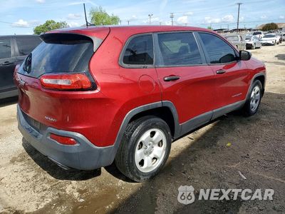 Trzecie zdjęcie samochodu z tyłu: 2016 JEEP CHEROKEE SPORT VIN:1C4PJLAS3GW229941 - miniatura