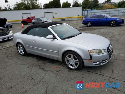 Czwarte zdjęcie samochodu z boku: 2007 AUDI A4 2.0T CABRIOLET QUATTRO VIN:WAUDF48H07K028989 - miniatura
