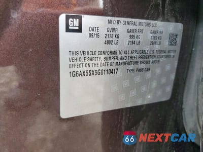 Zdjęcie 12 z 12 samochodu: 2016 CADILLAC CTS LUXURY COLLECTION VIN:1G6AX5SX5G0110417 - miniatura