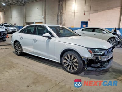 Czwarte zdjęcie samochodu z boku: 2021 AUDI A4 PREMIUM 40 VIN:WAUABAF45MN007529 - miniatura