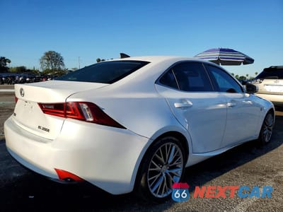 Trzecie zdjęcie samochodu z tyłu: 2016 LEXUS IS 200T VIN:JTHBA1D22G5004439 - miniatura