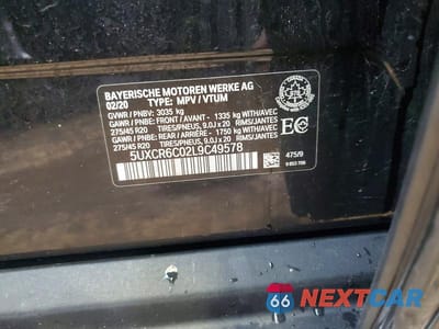 Zdjęcie 13 z 13 samochodu: 2020 BMW X5 XDRIVE40I VIN:5UXCR6C02L9C49578 - miniatura