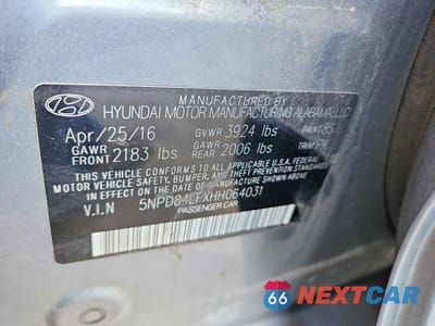 Zdjęcie 12 z 12 samochodu: 2017 HYUNDAI ELANTRA SE VIN:5NPD84LFXHH064031 - miniatura