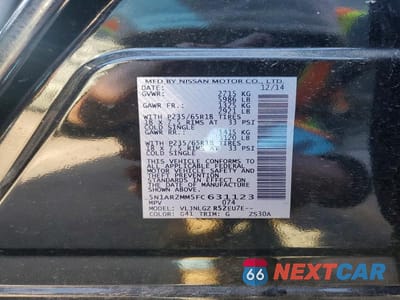 Zdjęcie 13 z 13 samochodu: 2015 NISSAN PATHFINDER SL VIN:5N1AR2MM5FC631123 - miniatura