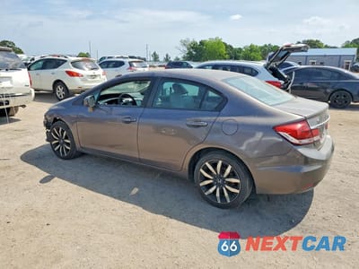 Drugie zdjęcie samochodu z przodu: 2014 HONDA CIVIC EXL VIN:19XFB2F91EE241313 - miniatura