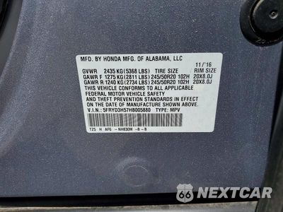 Zdjęcie 13 z 13 samochodu: 2017 ACURA MDX TECHNOLOGY VIN:5FRYD3H57HB005880 - miniatura