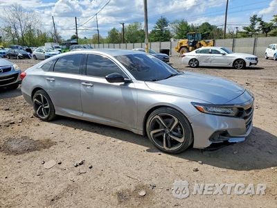 Czwarte zdjęcie samochodu z boku: 2019 HONDA ACCORD SPORT VIN:1HGCV2F34KA014283 - miniatura