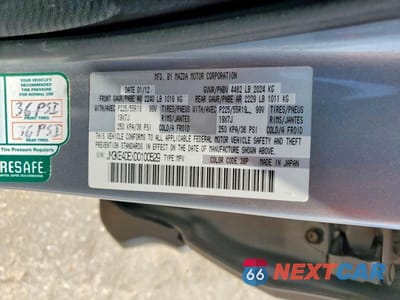 Zdjęcie 14 z 14 samochodu: 2013 MAZDA CX-5 GT VIN:JM3KE4DEXD0100529 - miniatura