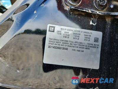 Zdjęcie 13 z 13 samochodu: 2016 CHEVROLET IMPALA LTZ VIN:2G1145S36G9138440 - miniatura