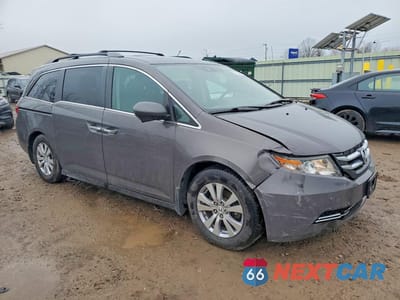 Czwarte zdjęcie samochodu z boku: 2016 HONDA ODYSSEY EXL VIN:5FNRL5H69GB137812 - miniatura