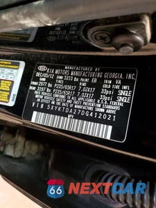 Zdjęcie 12 z 12 samochodu: 2013 KIA SORENTO VIN:5XYKTDA27DG412021 - miniatura