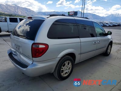 Trzecie zdjęcie samochodu z tyłu: 2001 DODGE GRAND CARAVAN EX VIN:2B8GP74L11R344446 - miniatura
