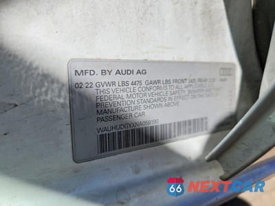 Zdjęcie 12 z 12 samochodu: 2022 AUDI A3 PREMIUM PLUS VIN:WAUHUDGYXNA058190 - miniatura