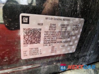 Zdjęcie 12 z 12 samochodu: 2019 BUICK ENCLAVE VIN:5GAERAKW2KJ103731 - miniatura