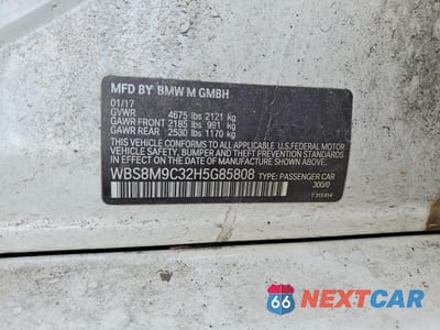 Zdjęcie 12 z 12 samochodu: 2017 BMW M3 VIN:WBS8M9C32H5G85808 - miniatura