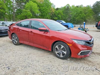 Czwarte zdjęcie samochodu z boku: 2020 HONDA CIVIC LX VIN:2HGFC2F64LH577639 - miniatura