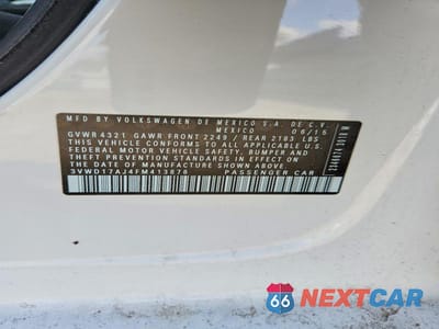 Zdjęcie 12 z 12 samochodu: 2015 VOLKSWAGEN JETTA SE VIN:3VWD17AJ4FM413878 - miniatura