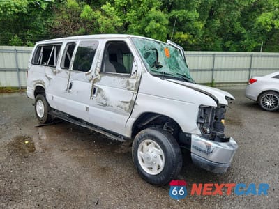 Czwarte zdjęcie samochodu z boku: 2014 FORD ECONOLINE E350 SUPER DUTY WAGON VIN:1FBNE3BLXEDA77799 - miniatura