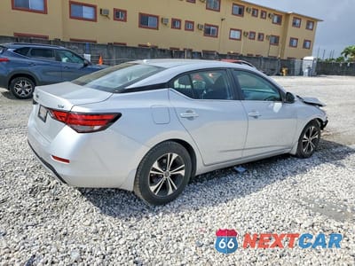 Trzecie zdjęcie samochodu z tyłu: 2020 NISSAN SENTRA SV VIN:3N1AB8CV1LY274101 - miniatura